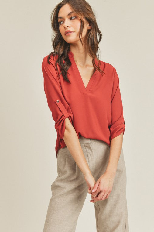 Essential V-Neck Top