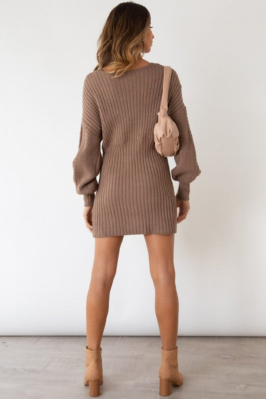 SWEATER WEATHER FASHION DRESS